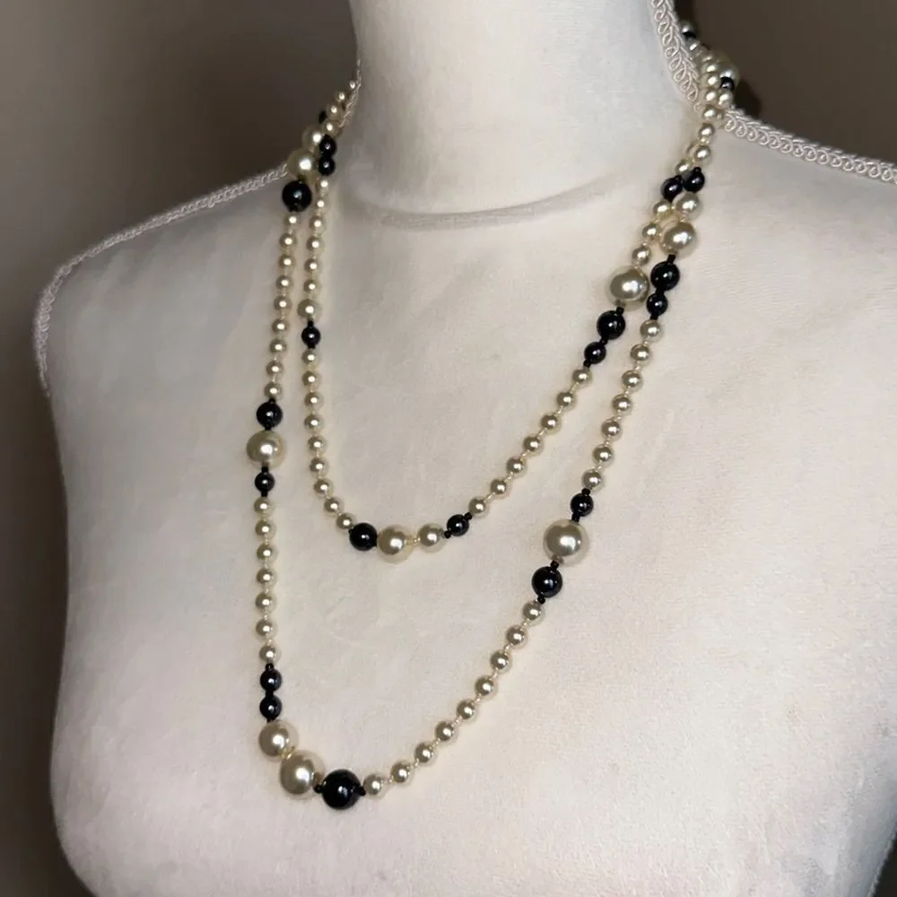Faux Pearl Necklace!